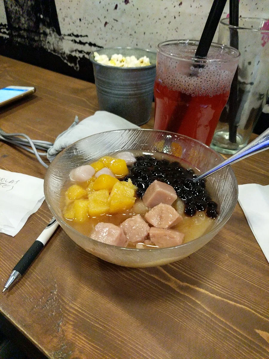 cold grass jelly formosa bowl 台湾冻仙冻